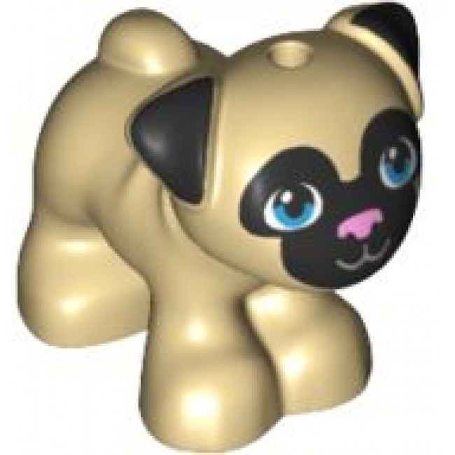 LEGO Dog Pug Tan